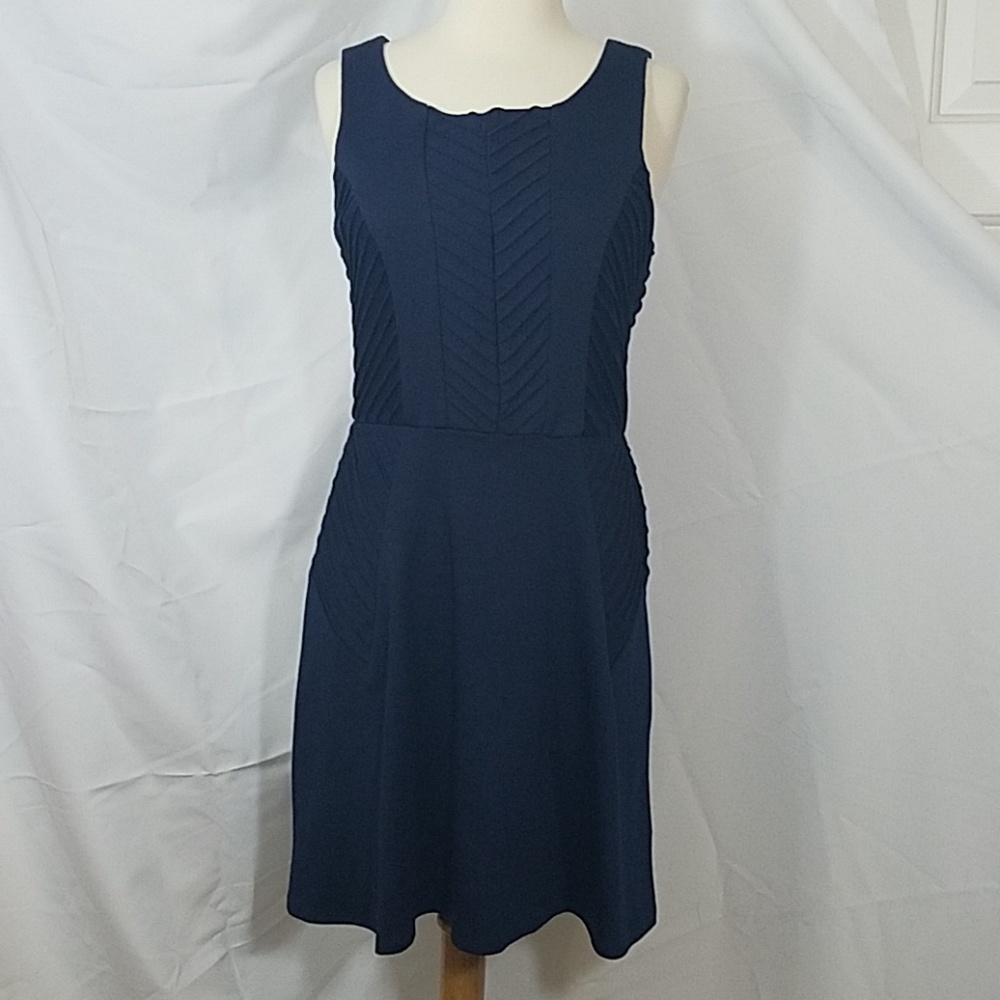 As U Wish Navy Dress